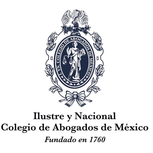 Ilustre y Nacional Colegio de Abogados de México. Fundado en 1760. El Colegio de profesionistas más antiguo de América. 264 años de Colegiación