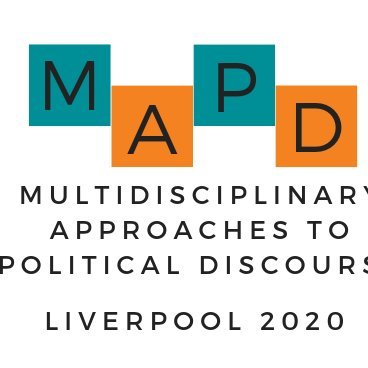 The 3rd Multidisciplinary Approaches to Political Discourse will be hosted in the Department of Communcation and Media, University of Liverpool 24-26 June 2020