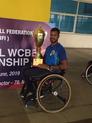 BalajiWcbb's profile picture. wheel chair basket ball