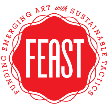 FEAST is a recurring public dinner designed to use community-driven financial support to democratically fund new and emerging art makers.