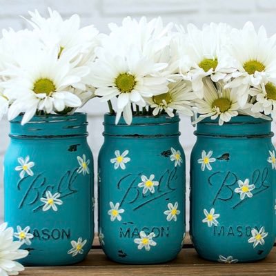 I handpaint and sell mason jars! 5.00-small 10.00 -large. i accept payments through cashapp!