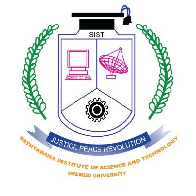 Sathyabama Institute of Science and Technology, Jeppiaar Nagar, Rajiv Gandhi Road, Chennai - 600 119. Phone: 044 - 2450 3150 / 51 / 52 / 54 / 55
