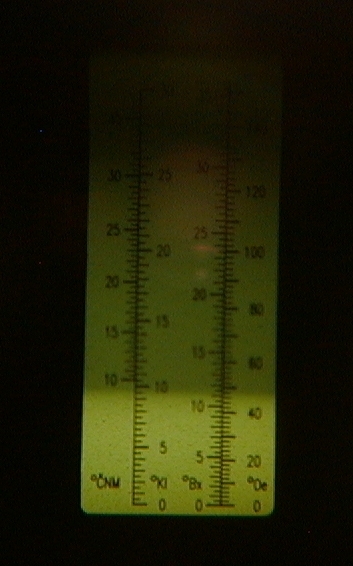 Brix chart defines the quality of vegetables and fruits by the Brix reading obtained on a refractometer from the juice extracted from the main edible portion.