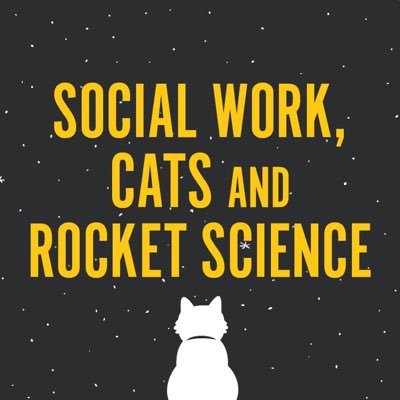 SOCIAL WORK, CATS & ROCKET SCIENCE If films have Twitter Accounts then a SW Book can. Launch Bash 19th Sep @breadrosespub All author profits to @STAYUPLATEUK