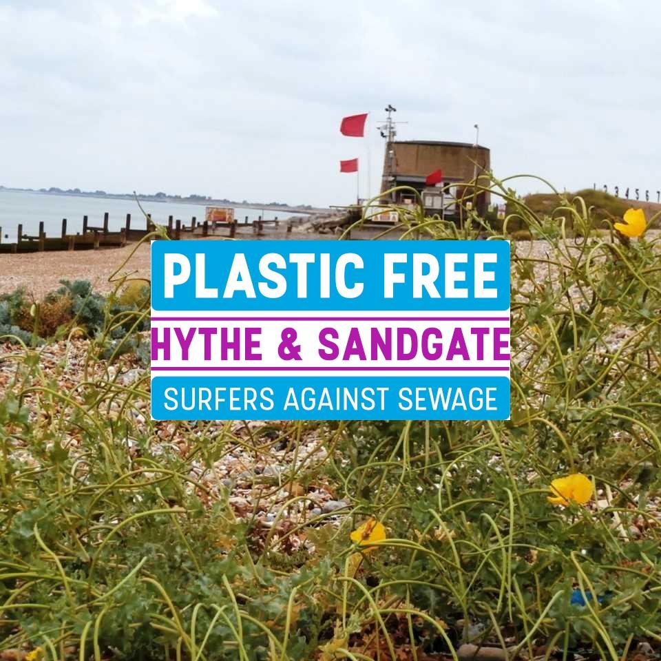 Working to free #Hythe #Sandgate from avoidable single-use plastic with @sascampaigns/@surfersagainstsewage. Follow us for news, tips & events for the community