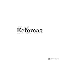 eefomaa(@eefomaa) 's Twitter Profile Photo