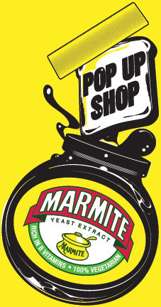 The world's first shops dedicated exclusively to Marmite! Created and operated under license by Hot Pickle.