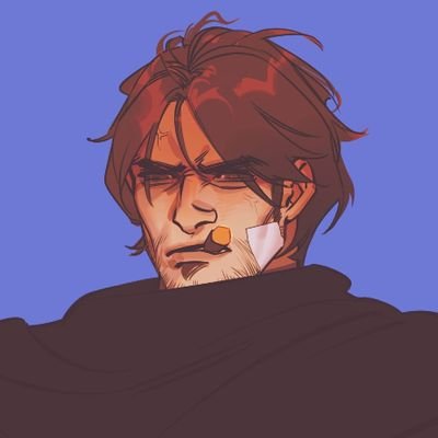 this is an overwatch account again because gabriel reyes has a little string tied around my penis and is dragging me around by it (NSFW)