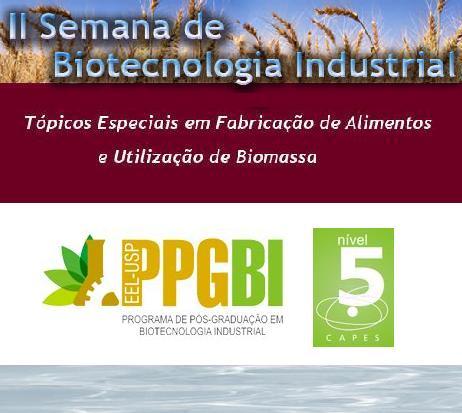 Esse é o twitter oficial da II Semana de Biotecnologia Industrial organizada pelos alunos de pós-graduação em Biotecnologia Industrial da EEL-USP.