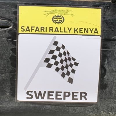 Tweeting live from various rallying events in Kenya. We're the Sweeper - Kifagio Moja - and eventually, we catch them all!