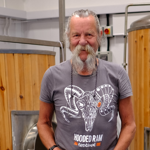 Okells Head Brewer 1980-2015,Okells Brewing Consultant 2015-2018,  Master Brewer at Hooded Ram 2019-20.  Now Janitor at Radical Brewing Company. Ex Fell Runner