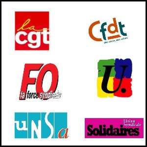 Les actions contre la réforme des retraites de l'intersyndicale CGT, CFDT, FSU, Solidaires, FO, SE-UNSA de la région de Saint-Flour (Cantal).