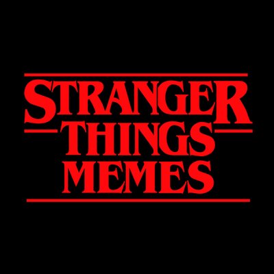 Stranger Things Memes on X:  / X