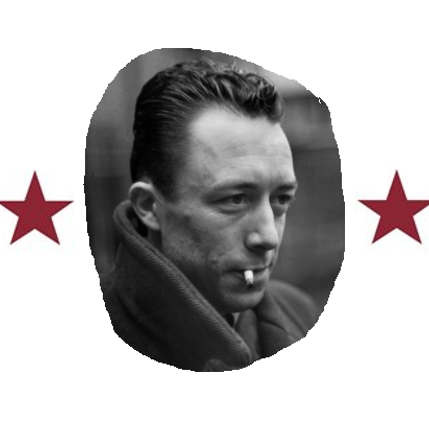 Existentialist philosopher Albert Camus visits Pret A Manger