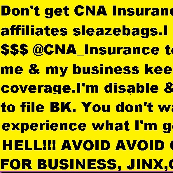 sanz_joey's profile picture. I lost my business, lost my home b/c #CNAInsurance keep denying my claim & prolonging my case by their lawyer. I'm senior, disabled, & had to file bankruptcy.