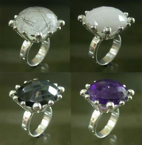 Manufacture, Exporter, Wholesaler of Silver Jewellery and semi precious stones