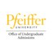 Pfeiffer Admissions (@pfeifferuniv) Twitter profile photo Pfeiffer Admissions (@pfeifferuniv) Twitter profile photo