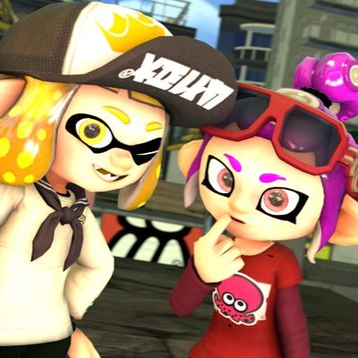Agents4and8's profile picture. I am test subject 10.008 or um...as captain calls me, Agent 8. And I’m the hero recruited by Marie! Agent 4! (RP account ran by @TheBakedCake)