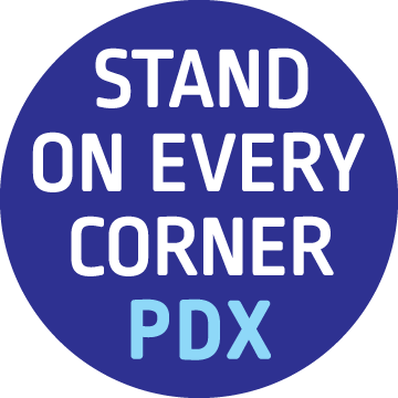 Follow for news on where to #standoneverycorner in Portland, Oregon. Stand up for democracy!