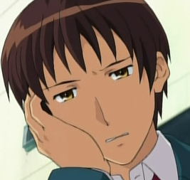 _SOSKyon_'s profile picture. Ordinary 17-year old, member of the SOS Brigade, Haruhi Suzumiya's human chew-toy.