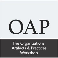Organizations, Artifacts & Practices (OAP) (@workshopoap) 's Twitter Profile Photo Organizations, Artifacts & Practices (OAP) (@workshopoap) 's Twitter Profile Photo
