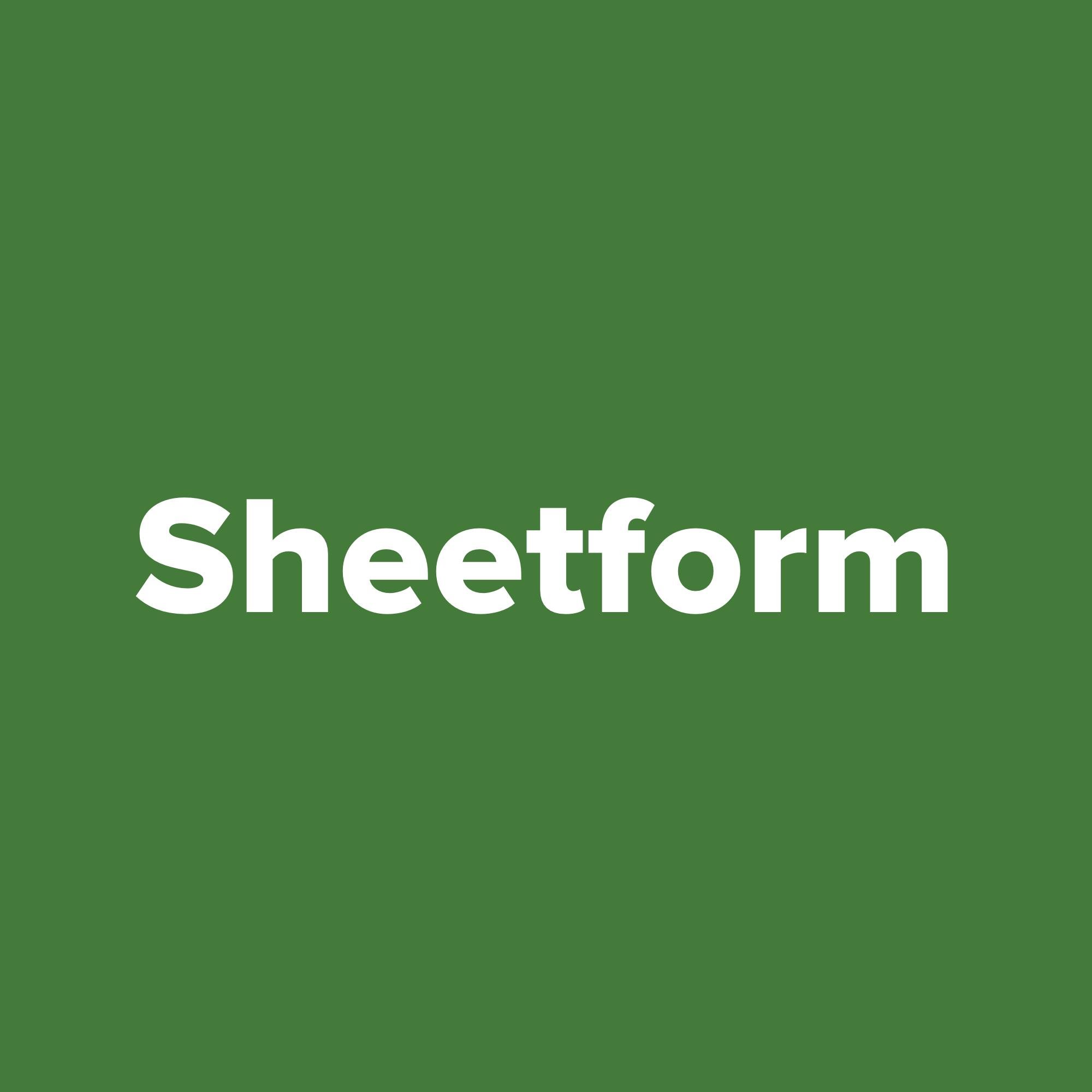 sheetform's profile picture. 在2分鍾內把你的Excel檔案轉換為網上表單，費用全免。

Turn your Excel spreadsheets into a web form in 2 minutes, for Free.