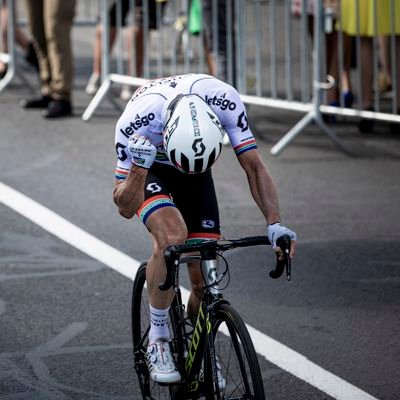 Yellow jersey wearer and stage winner at the Tour de France . Director Sportif and cycling coach and owner of OKES #Belekker merch