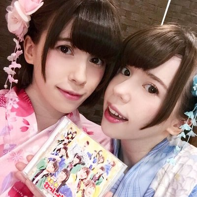 青SHUN学園のカナダ人双子姉妹Ally&Sallyです🎤 Idols in JPN idol group Seishun Gakuen／@seishunya／#YOUは何しに日本へ／SHOWROOM配信／CD『青春☆わっしょい！』オリコンデイリー3位 Please tribute us ／ ぶっかけてください！ ❤️