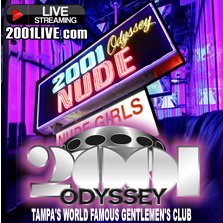 Tampa Bays Historic landmark Gentleman's club. 2001 Odyssey brings you the best in Adult Entertainment needs and Entertainers from all around the world