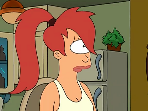 The Parallel Universe Leela. I am just the same as the other Leela, we just look different.
And yes, I am married to Fry.