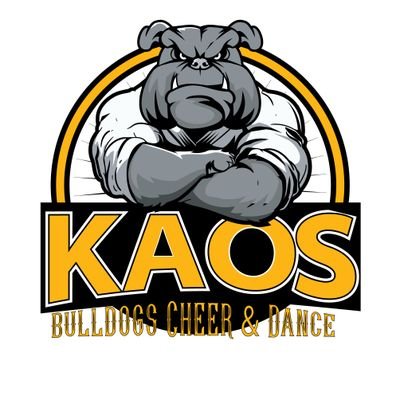 K.A.O.S (Keeping Adolescents Off Streets) Bulldogs Competitive Cheer & Dance Program. Come Join our Black & Gold Family! #YouSeeThosePaws🐾