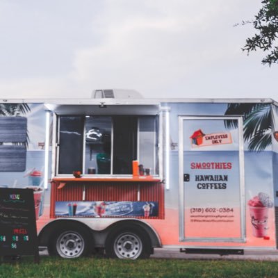 Mobile event food trailer (smoothies, coffee, shave ice and frozen cocktails) We bring the Aloha Spirit to your event!