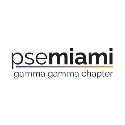 PSEMiami's profile picture. Pi Sigma Epsilon | Gamma Gamma Chapter 🏆