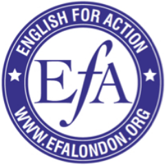 Logo de la société EFA London (English for Action)