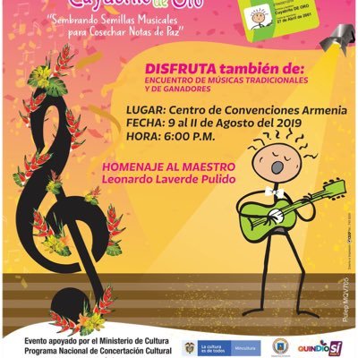Festival Nacional Infantil de Música Andina Colombiana.