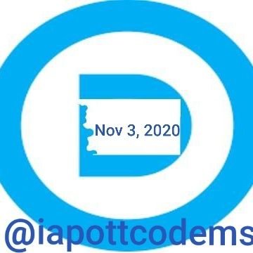 iapottcodems's profile picture. Official Twitter account of the Pottawattamie County, IA, Dem Party. Help us prepare for a #Bluewave!! Follow for event dates.
rt =/= Endorsement 
#iapottcodems