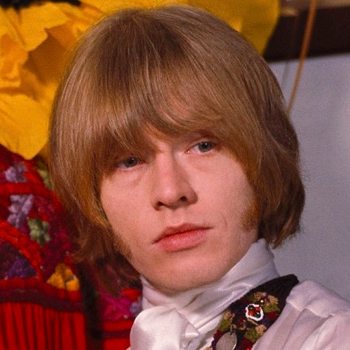 A companion to musician Brian Jones of The Rolling Stones. 

Profile photographs by Gered Mankowitz.