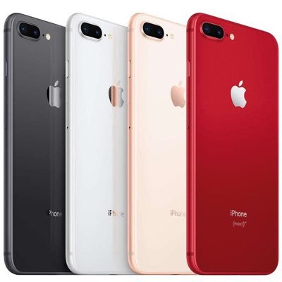 iPhone 8 Plusです。 最後のホームボタン搭載iPhone。