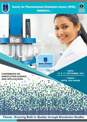 2019Disso's profile picture. Society for Pharmaceutical Dissolution Science was formed on 16th July 2010 in Mumbai with the objective of promoting science and technological development