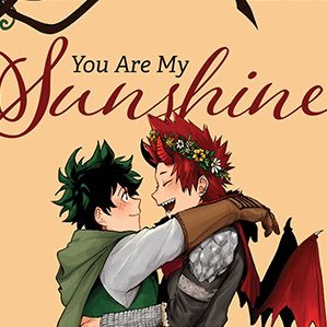 You are My Sunshine: A KiriDeku Zine is a for-profit Zine that’ll be focusing the relationship of KiriDeku!!