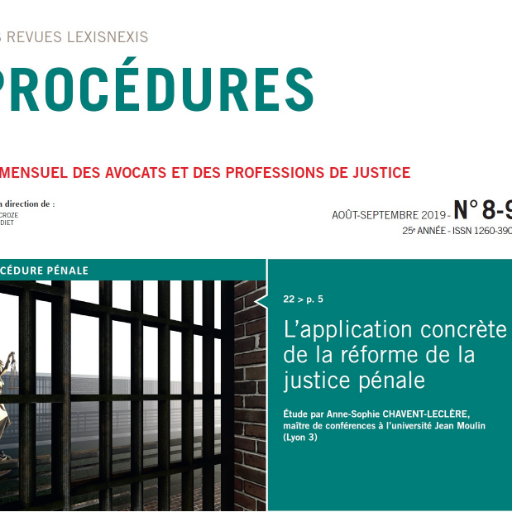 La revue #LexisNexis Procédures dédiée à la #procédurecivile #procédurepénale procédure administrative procédure fiscale pour #avocats #professionsjudiciaires