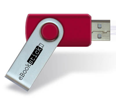 eBookstick: eBooks op een usb-stick. Koop ze in de boekhandel. Elke maand wekenlang leesplezier. http://t.co/K3PK1vPq