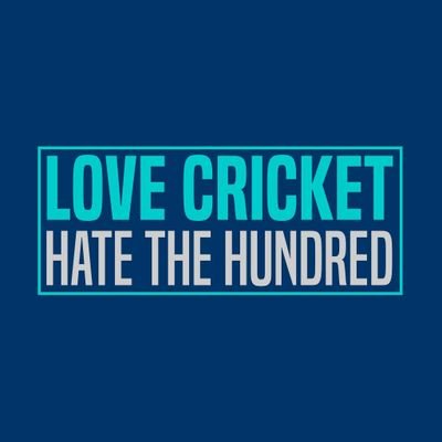 Wholeheartedly believe that growing the appeal of cricket is not best achieved through The Hundred.