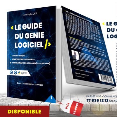 AUTEUR DU LIVRE:LE GUIDE DU GÉNIE LOGICIEL. JE SUIS ENSEIGNANT-CHERCHEUR, ÉCRIVAIN, CEO, CONSULTANT EN SI. JE SUIS ADEPTE DE l’IA, BIG DATA, GÉNIE LOGICIEL, etc