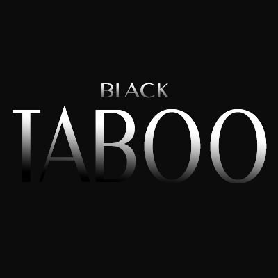 black
/blak/
 Of any human group having dark-colored skin.
ta·boo
/təˈbo͞o,taˈbo͞o/
Prohibited or restricted by social custom