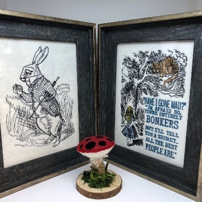 craftychums's profile picture. Two Devon nurses one retired one due to retire with a love Alice in Wonderland, fairies and anything seaside related handcrafting gifts that showcase the above