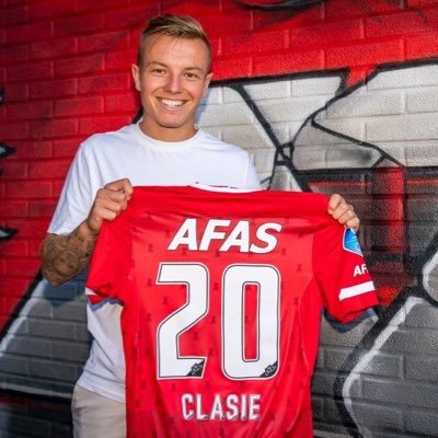 Soccer Player at AZ Alkmaar. Instagram: JordyClasie
