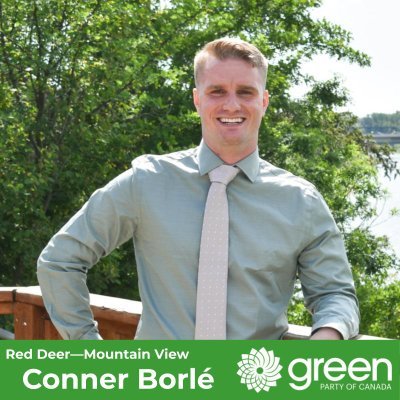Conner Borlé is a teacher and small business owner. His vision for Alberta's future is to diversify our economy and invest in local businesses. #VoteGreen2019.