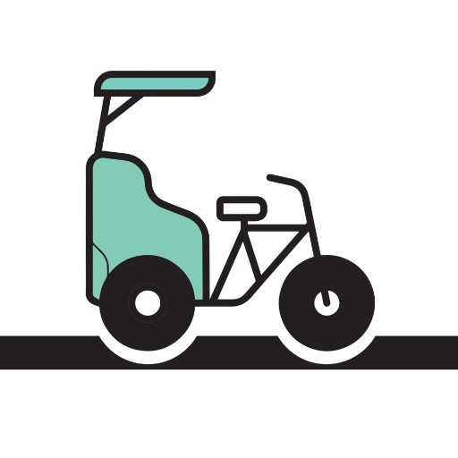 Bike Taxi / PediCab / Rickshaw App.
Instantly request a bike taxi / pedicab / rickshaw in your city, community or resort! We handle payments. No cash needed.