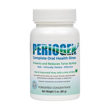 Periogen® is an oral rinse treatment that prevents and reduces tartar buildup on teeth.